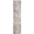 Safavieh Invista 2' x 8' Runner Rug in Cream and Gray