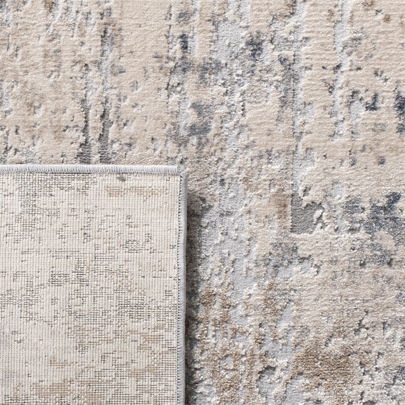 Safavieh Invista 2' x 8' Runner Rug in Cream and Gray