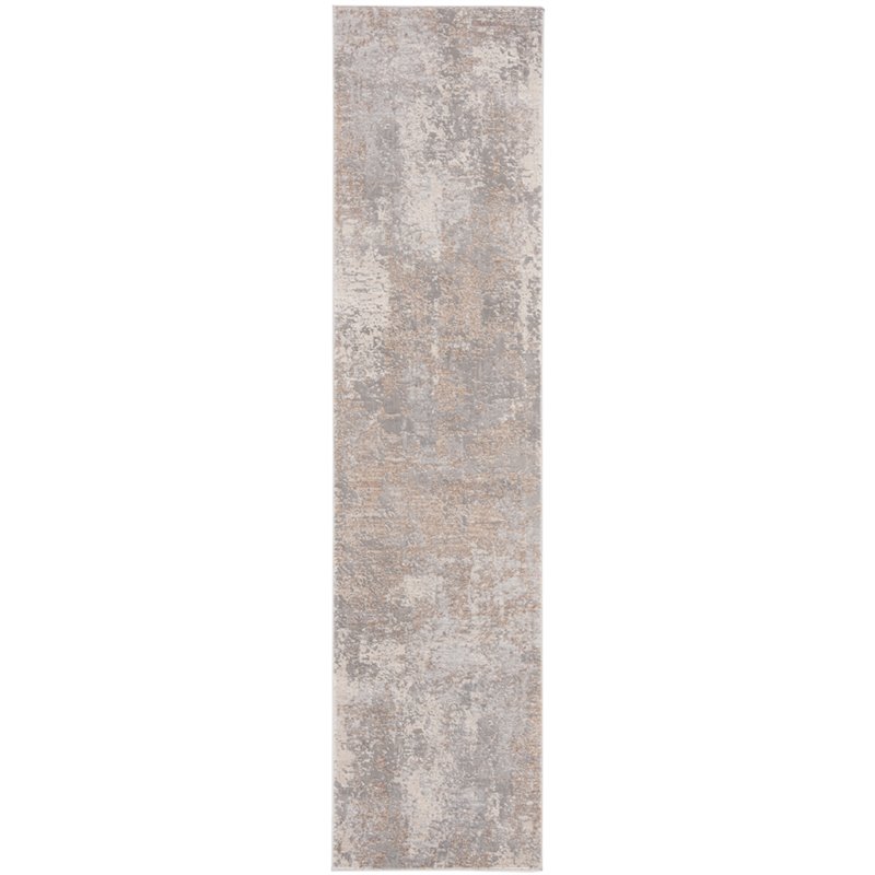 Safavieh Invista 2' x 8' Runner Rug in Beige and Cream