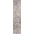 Safavieh Invista 2' x 8' Runner Rug in Gray and Cream