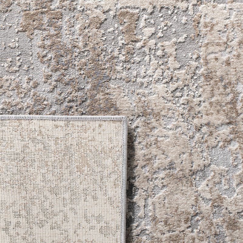 Safavieh Invista 2' x 8' Runner Rug in Cream and Beige