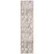 Safavieh Invista 2' x 8' Runner Rug in Cream and Beige