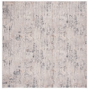 Safavieh Invista 6'7&quot Square Rug in Cream and Charcoal