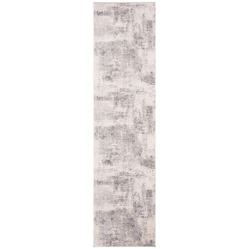 Safavieh Invista 2' x 8' Runner Rug in Gray and Ivory