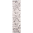 Safavieh Invista 2' x 8' Runner Rug in Gray and Ivory