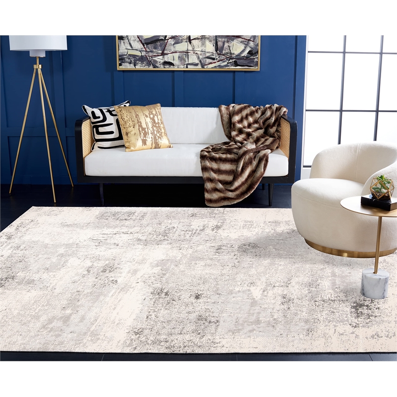 Safavieh Invista 8' x 10' Rug in Gray and Ivory