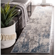 Safavieh Invista 2' x 8' Runner Rug in Gray and Blue