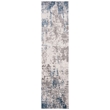 Safavieh Invista 2' x 8' Runner Rug in Gray and Blue
