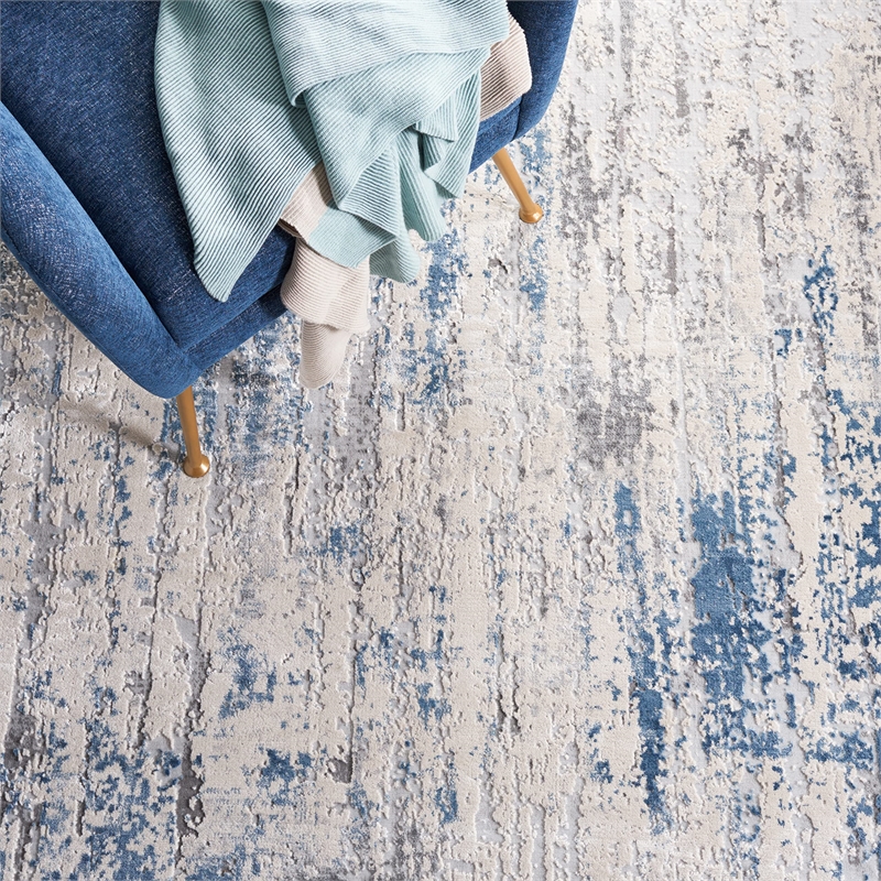 Safavieh Invista 8' x 10' Rug in Gray and Blue