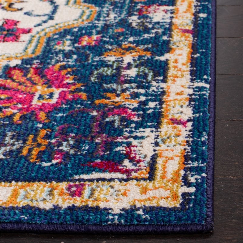 Safavieh Madison 3' x 5' Rug in Ivory and Orange