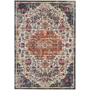Safavieh Madison 6' x 9' Rug in Ivory and Orange