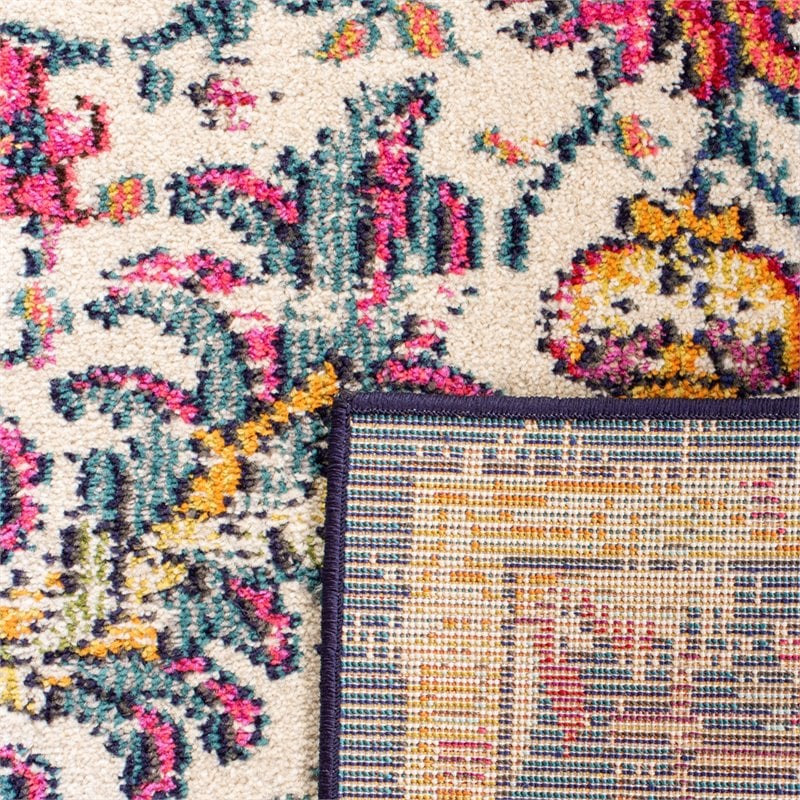Safavieh Madison 8' x 10' Rug in Ivory and Orange