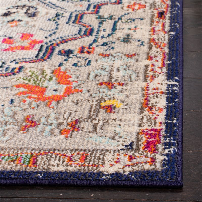Safavieh Madison 3' x 5' Rug in Beige and Black