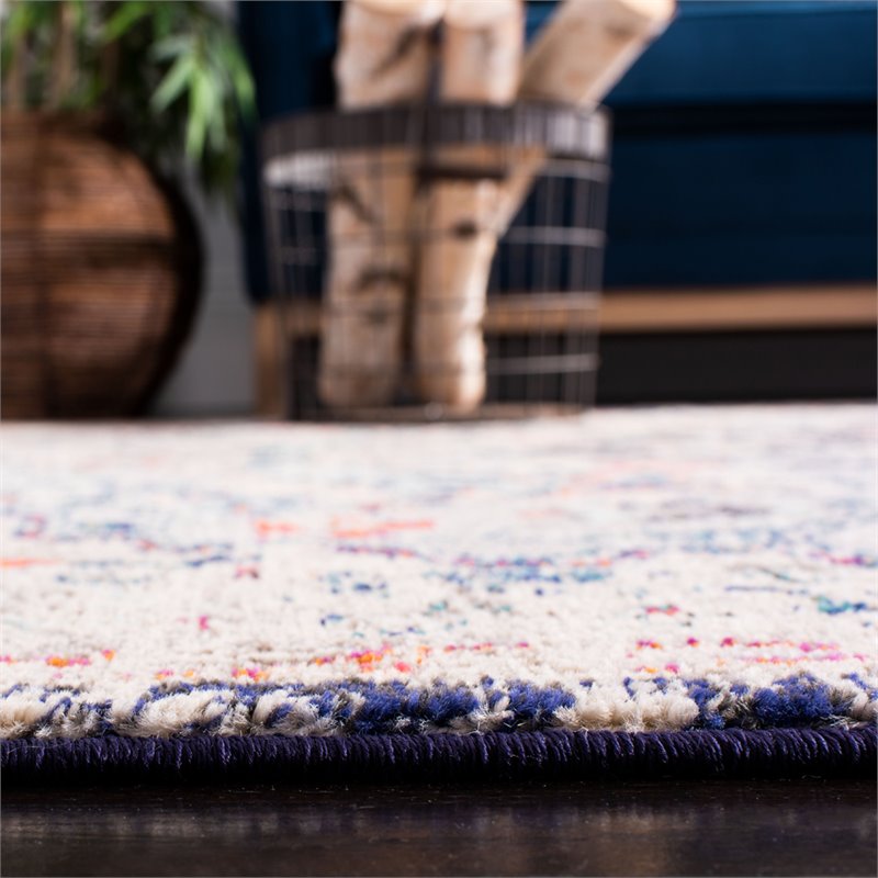 Safavieh Madison 4' x 6' Rug in Beige and Black