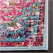 Safavieh Madison 2' x 8' Runner Rug in Fuchsia and Teal