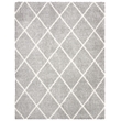 Safavieh Parma 9' x 12' Shag Rug in Gray and Cream