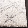 Safavieh Parma 9' x 12' Shag Rug in Cream and Gray