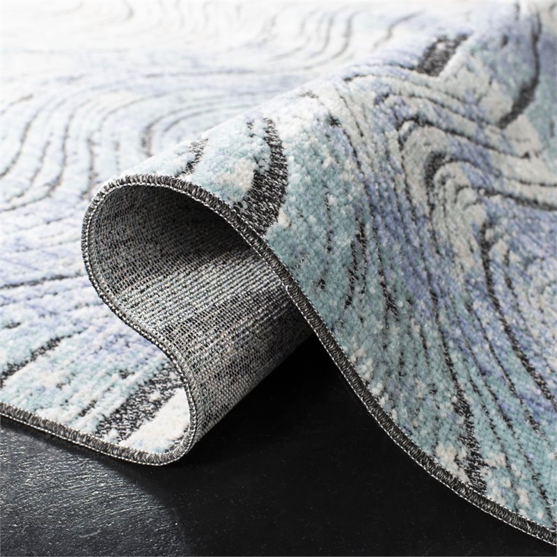 Safavieh Provance 4' x 6' Rug in Cream and Aqua