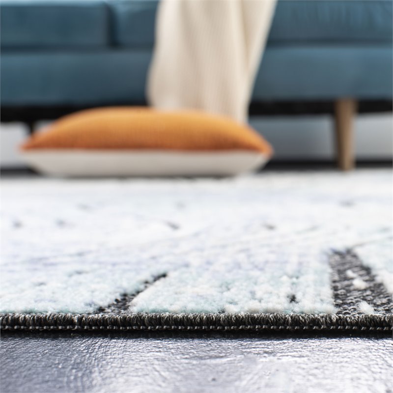 Safavieh Provance 4' x 6' Rug in Cream and Aqua