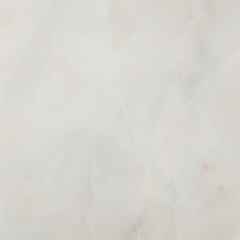 Safavieh Mila Pedestal Marble and Iron End Table in White