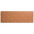 Safavieh Chase Faux Leather Bench in Brown and Black