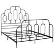 Safavieh Paloma Queen Metal Bed in Black