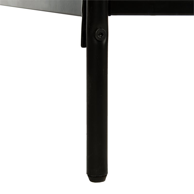 Safavieh Paloma Queen Metal Bed in Black