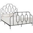 Safavieh Paloma Queen Metal Bed in Black