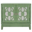 Safavieh Shannon Mirrored Accent Chest in Turquoise