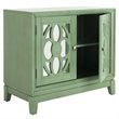 Safavieh Shannon Mirrored Accent Chest in Turquoise