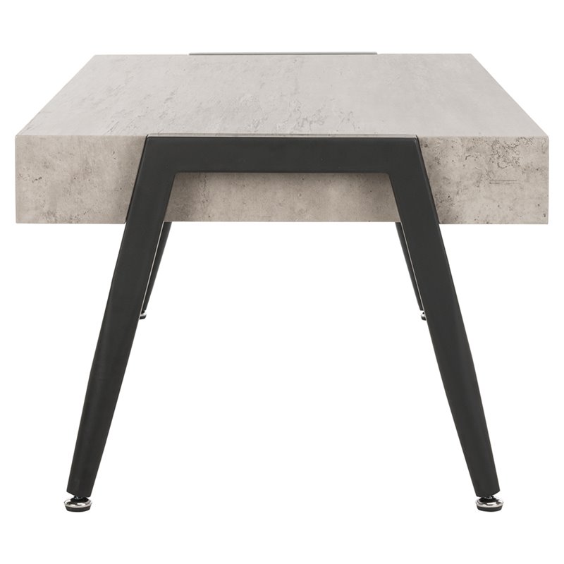 Safavieh Cameron Coffee Table in Light Gray and Black
