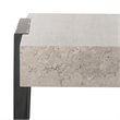 Safavieh Cameron Coffee Table in Light Gray and Black