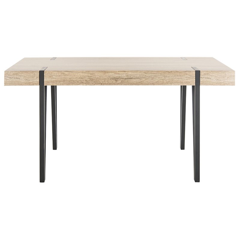 Safavieh Alyssa Dining Table in Canyon Gray and Black