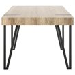 Safavieh Alyssa Dining Table in Canyon Gray and Black