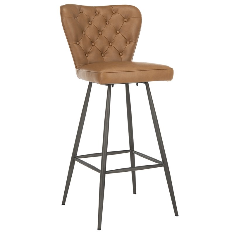 safavieh leather bar stools