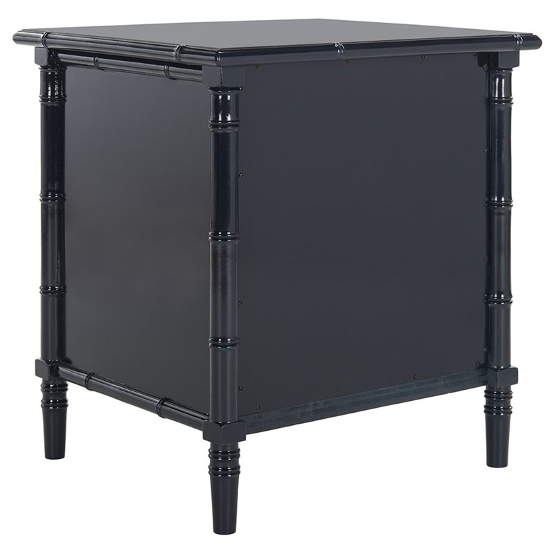 Safavieh Mina 3 Drawer Nightstand in Navy