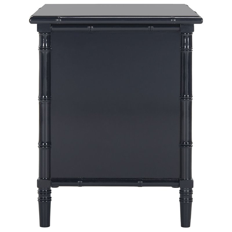 Safavieh Mina 3 Drawer Nightstand in Navy