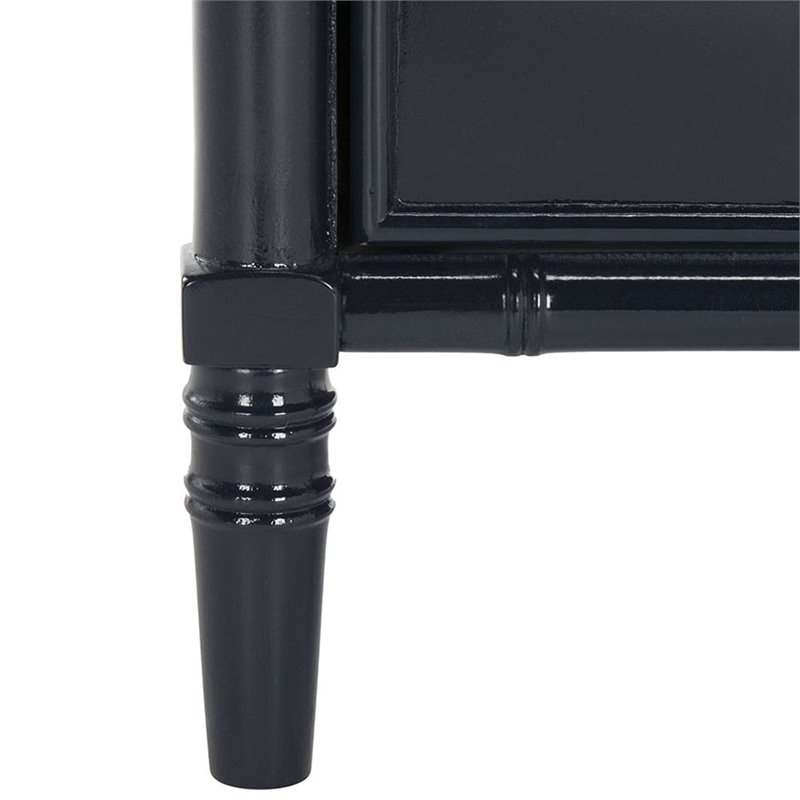 Safavieh Mina 3 Drawer Nightstand in Navy