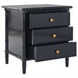 Safavieh Mina 3 Drawer Nightstand in Navy
