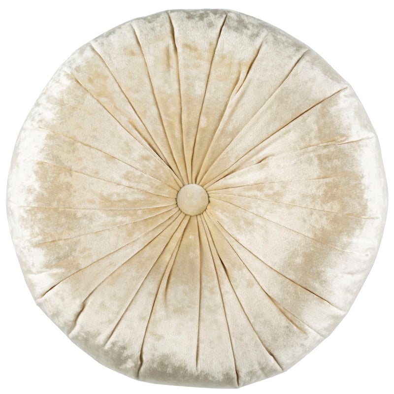 Safavieh Caramia Round Throw Pillow in Creme