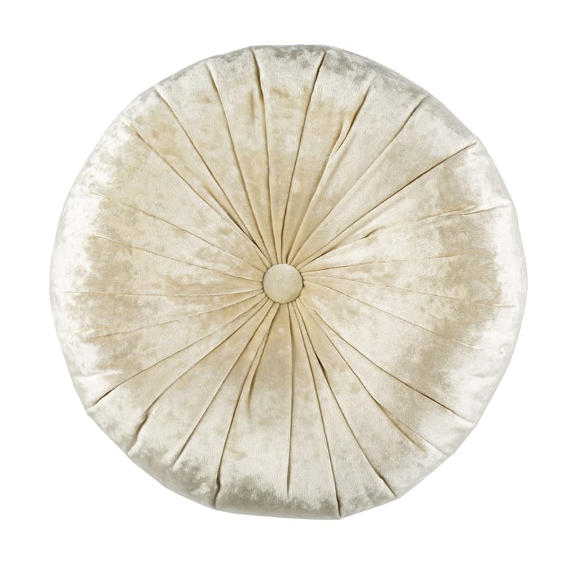 Safavieh Caramia Round Throw Pillow in Creme