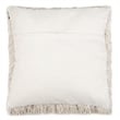 Safavieh Shag Throw Pillow in Metallic Snow