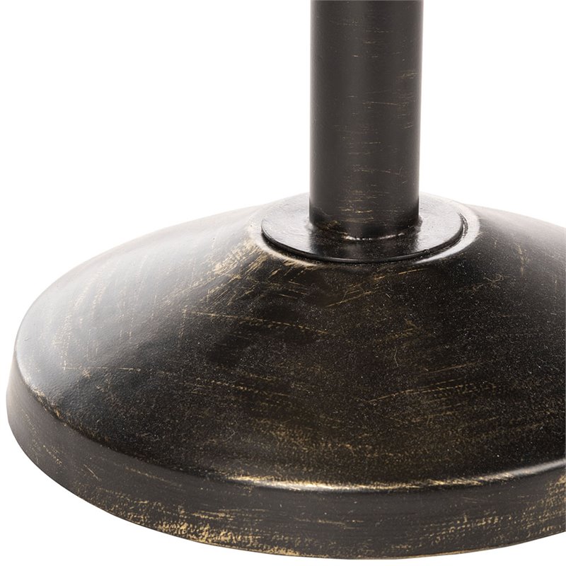 Safavieh Luana Pinapple Top Aluminum and Iron Accent Table in Gold