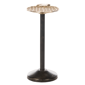 Safavieh Luana Pinapple Top Aluminum and Iron Accent Table in Gold