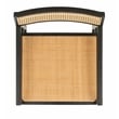 Safavieh Lula Cane Elmwood Accent Chair in Black / Natural