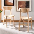 Safavieh Lucca Retro Wood Dining Chair in Natural