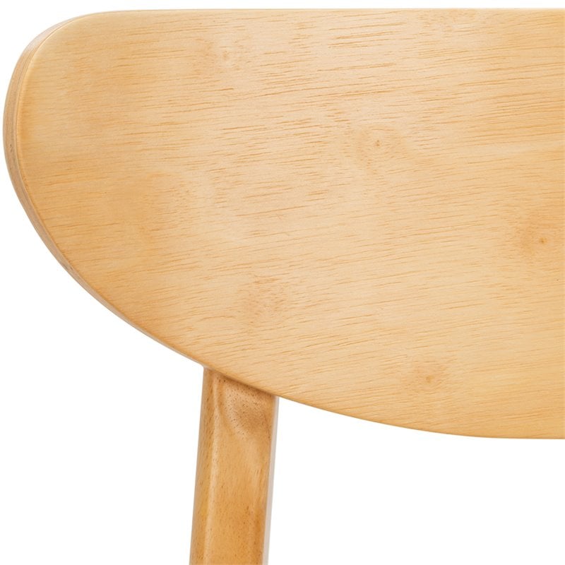 Safavieh Lucca Retro Wood Dining Chair in Natural
