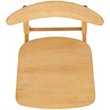 Safavieh Lucca Retro Wood Dining Chair in Natural