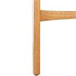 Safavieh Lucca Retro Wood and Polyester Dining Chair in Natural / White