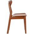 Safavieh Lucca Retro Wood Dining Chair in Walnut